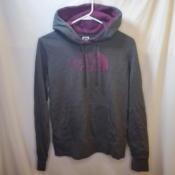 The North Face Gray And Purple Small Womens Hoodie - Picture 1 of 14